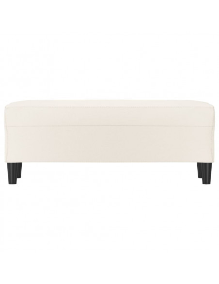 Panca Crema 100x35x41 cm in Similpelle