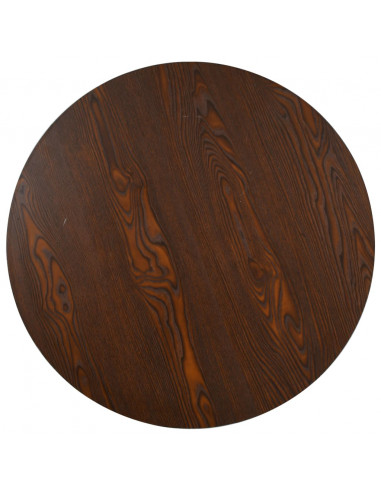 Tavolo da Bistrot Marrone Scuro 80 cm in MDF