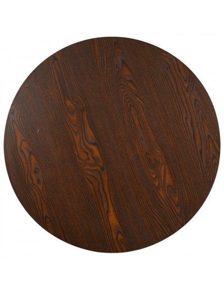 Tavolo da Bistrot Marrone Scuro 80 cm in MDF