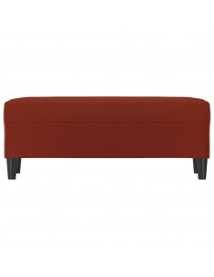 Panca Rosso Vino 100x35x41 cm in Similpelle 2