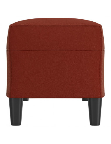 Panca Rosso Vino 100x35x41 cm in Similpelle