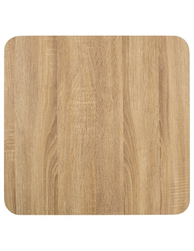 Tavolo da Bistrot Marrone Chiaro 50x50 cm in MDF