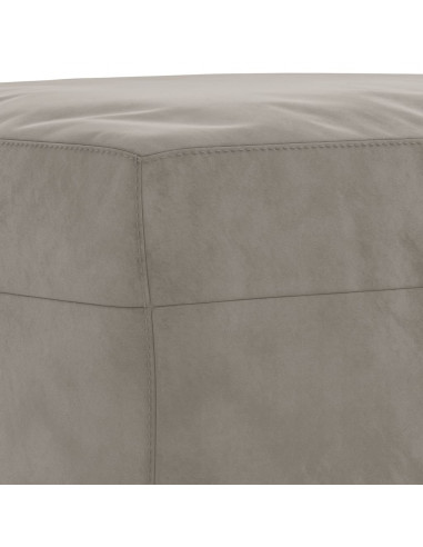 Panca Grigio chiaro 100x35x41 cm in Velluto