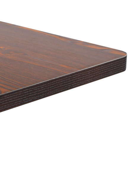 Tavolo da Bistrot Marrone Scuro 50x50 cm in MDF