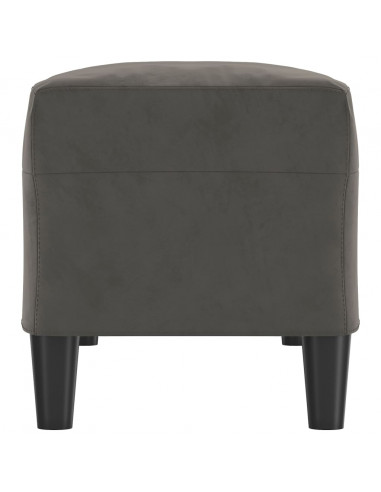Panca Grigio Scuro 100x35x41 cm in Velluto