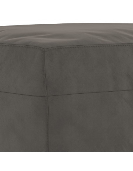 Panca Grigio Scuro 100x35x41 cm in Velluto