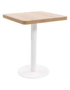 Tavolo da Bistrot Marrone Chiaro 60x60 cm in MDF 2