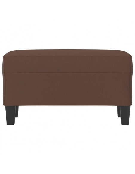 Panca Marrone 70x35x41 cm in Similpelle