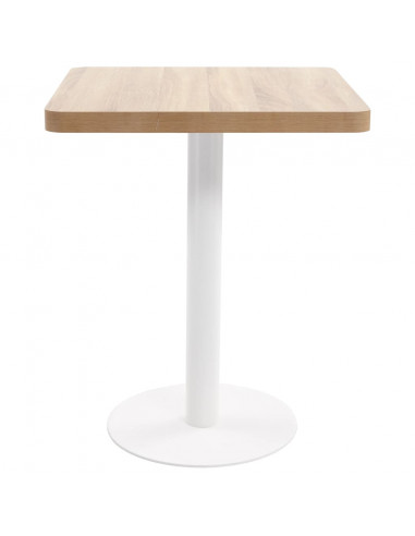 Tavolo da Bistrot Marrone Chiaro 60x60 cm in MDF