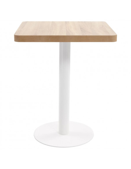 Tavolo da Bistrot Marrone Chiaro 60x60 cm in MDF