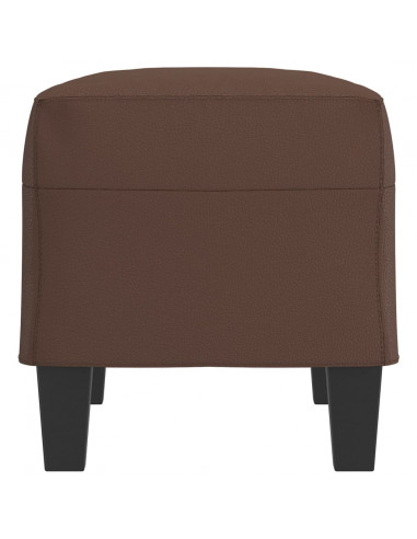 Panca Marrone 70x35x41 cm in Similpelle