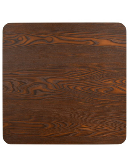 Tavolo da Bistrot Marrone Scuro 60x60 cm in MDF