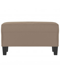 Panca tortora 70x35x41 cm in Microfibra 2