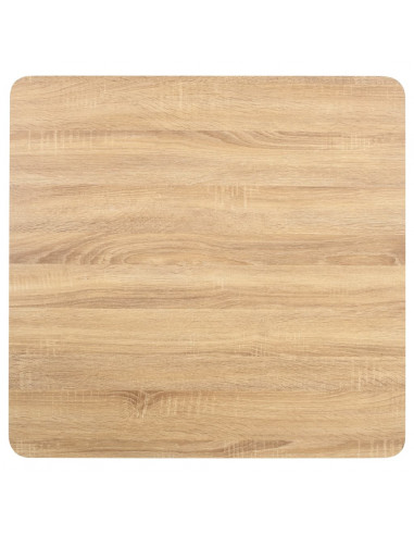 Tavolo da Bistrot Marrone Chiaro 80x80 cm in MDF