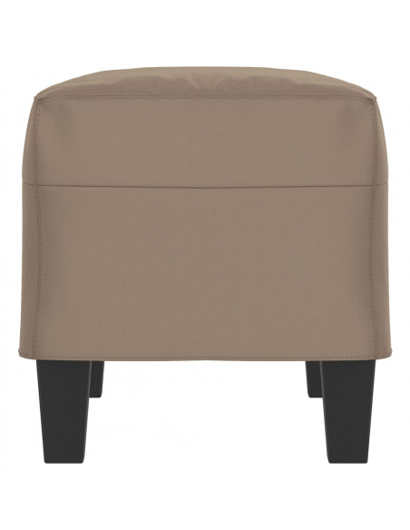 Panca tortora 70x35x41 cm in Microfibra