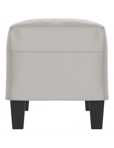 Panca Grigio Chiaro 70x35x41 cm in Microfibra