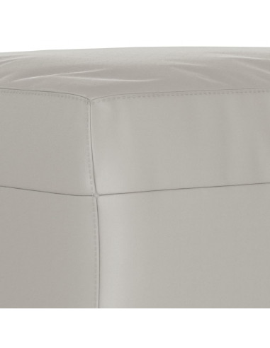 Panca Grigio Chiaro 70x35x41 cm in Microfibra