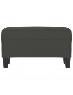 Panca grigio scuro 70x35x41 cm in Microfibra 2