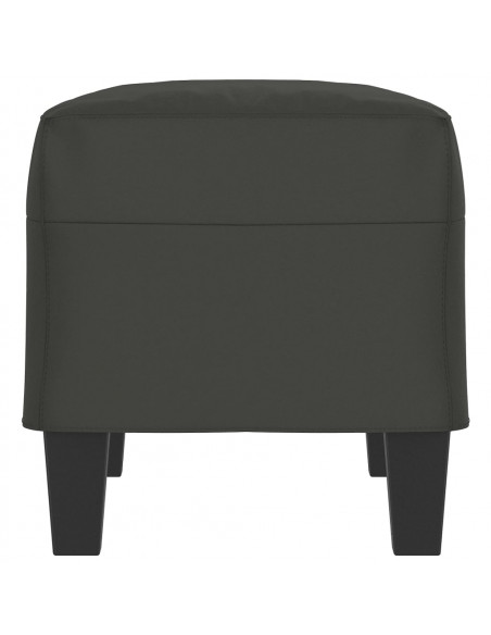 Panca grigio scuro 70x35x41 cm in Microfibra