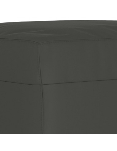 Panca grigio scuro 70x35x41 cm in Microfibra