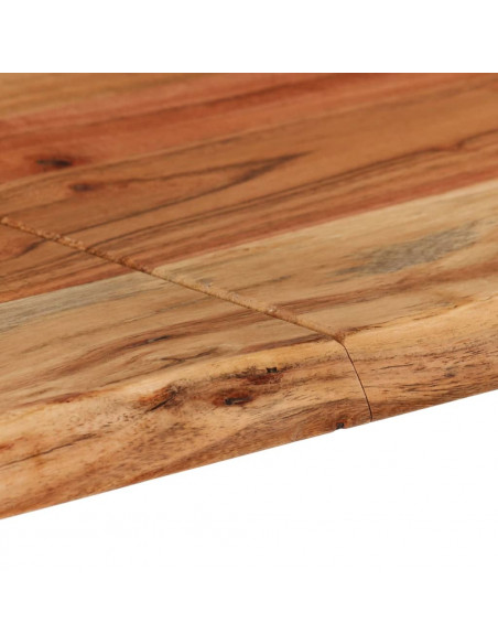 Tavolo da Pranzo 154x80x76 cm in Legno Massello di Acacia