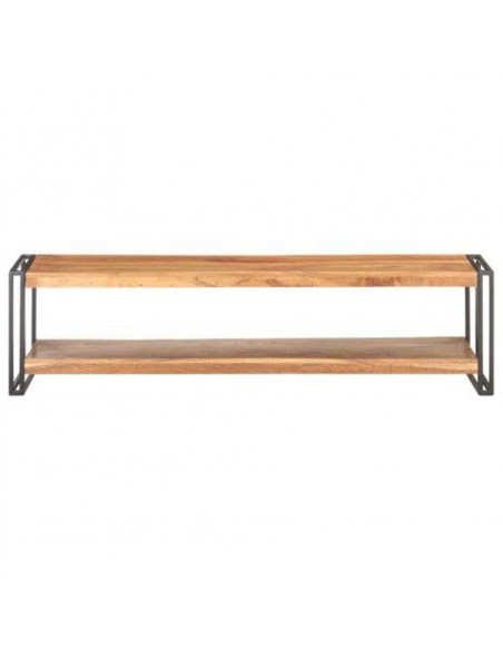 Mobile Porta TV 150x30x40 cm in Legno Massello di Acacia