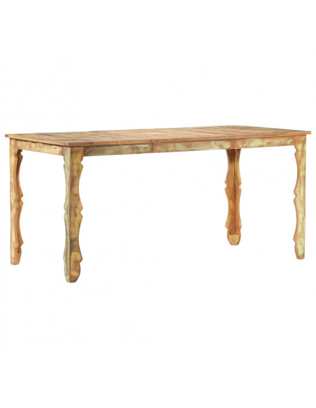 Tavolo da Pranzo 160x80x76 cm in Legno Massello di Recupero