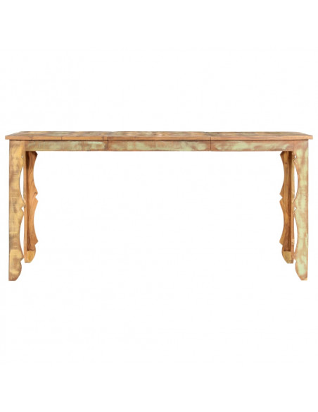 Tavolo da Pranzo 160x80x76 cm in Legno Massello di Recupero