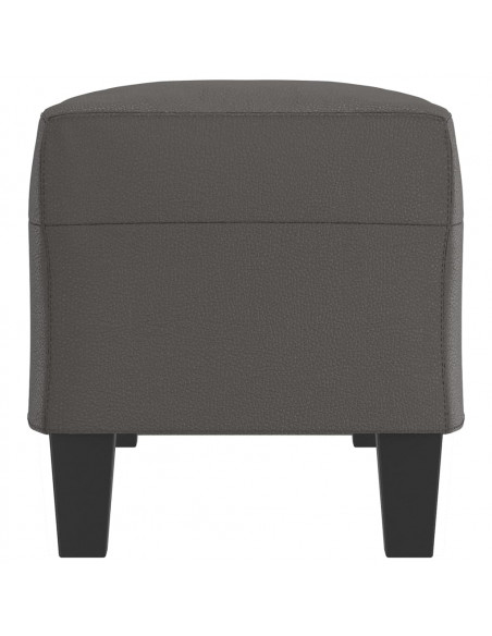 Panca Grigia 100x35x41 cm in Similpelle