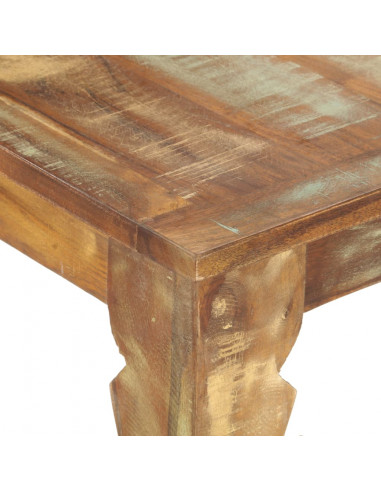Tavolo da Pranzo 160x80x76 cm in Legno Massello di Recupero