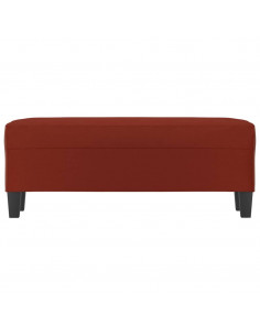 Panca Rosso Vino 100x35x41 cm in Similpelle 2