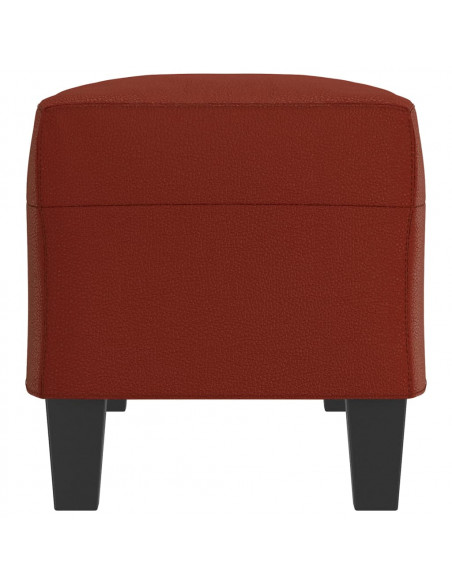 Panca Rosso Vino 100x35x41 cm in Similpelle
