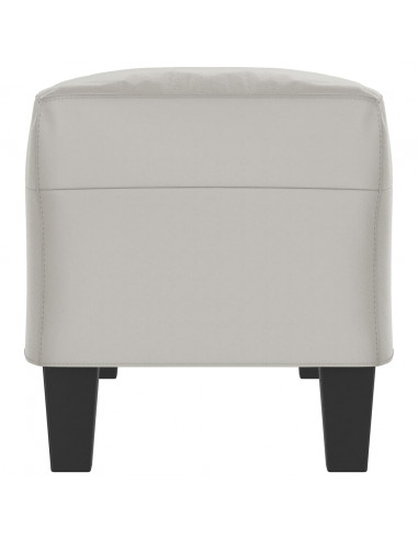 Panca Grigio Chiaro 100x35x41 cm in Microfibra