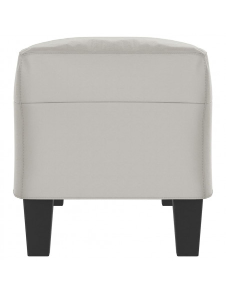 Panca Grigio Chiaro 100x35x41 cm in Microfibra