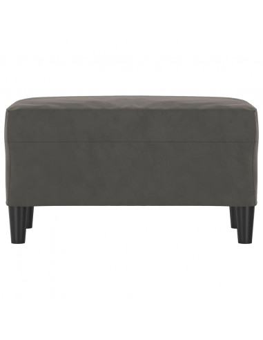 Panca Grigio Scuro 70x35x41 cm in Velluto