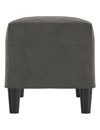 Panca Grigio Scuro 70x35x41 cm in Velluto