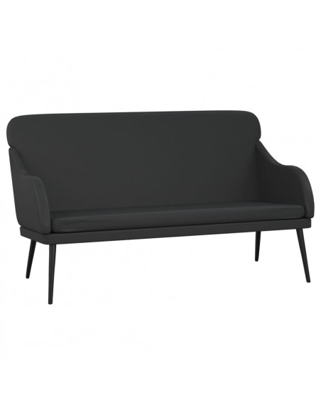 Panca Nera 110x76x80 cm in Similpelle