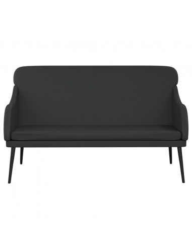 Panca Nera 110x76x80 cm in Similpelle