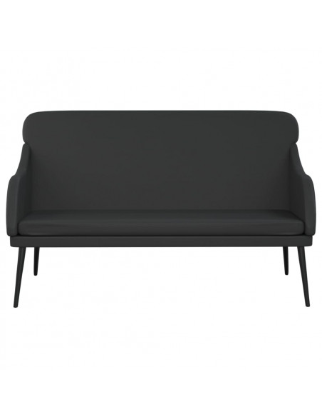 Panca Nera 110x76x80 cm in Similpelle