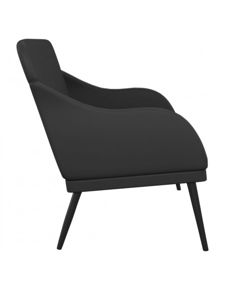 Panca Nera 110x76x80 cm in Similpelle