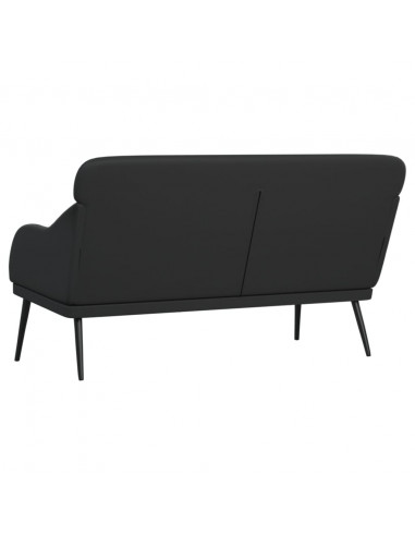 Panca Nera 110x76x80 cm in Similpelle