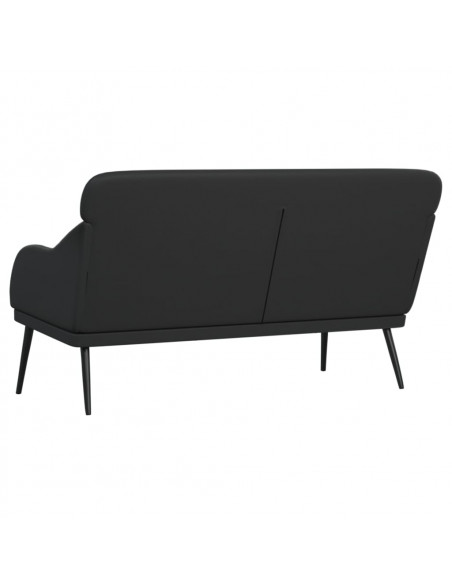 Panca Nera 110x76x80 cm in Similpelle
