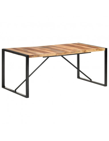 Tavolo da Pranzo 180x90x75 cm Legno Massello Finitura Sheesham
