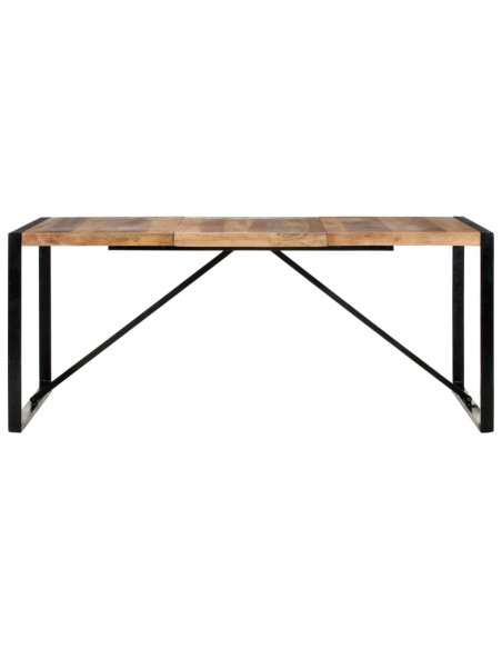 Tavolo da Pranzo 180x90x75 cm Legno Massello Finitura Sheesham