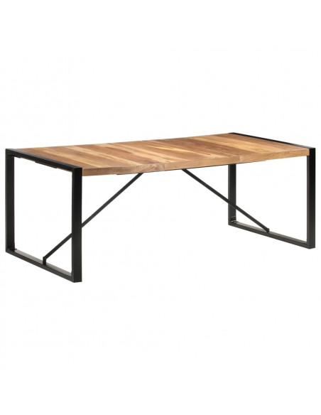 Tavolo da Pranzo 200x100x75 cm Legno Massello Finitura Sheesham