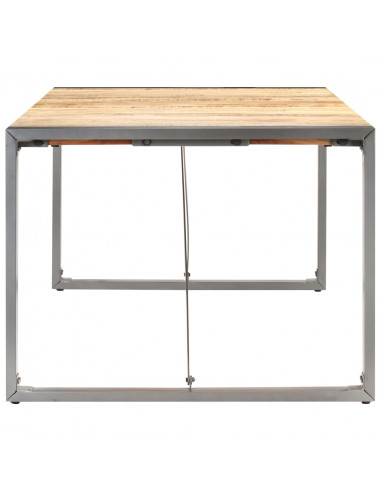 Tavolo da Pranzo 200x100x75cm in Legno Massello di Mango Grezzo