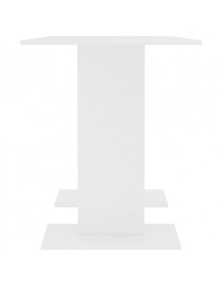 Tavolo da Pranzo Bianco 110x60x75 cm in Legno Multistrato