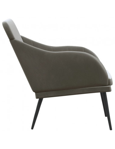 Panca Grigio Scuro 110x76x80 cm in Velluto