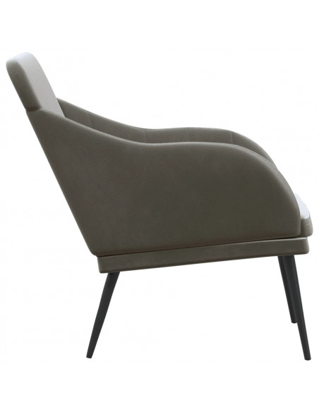 Panca Grigio Scuro 110x76x80 cm in Velluto