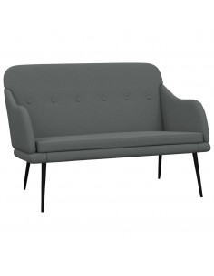 Panca Grigio Scuro 110x76x80 cm in Tessuto 2
